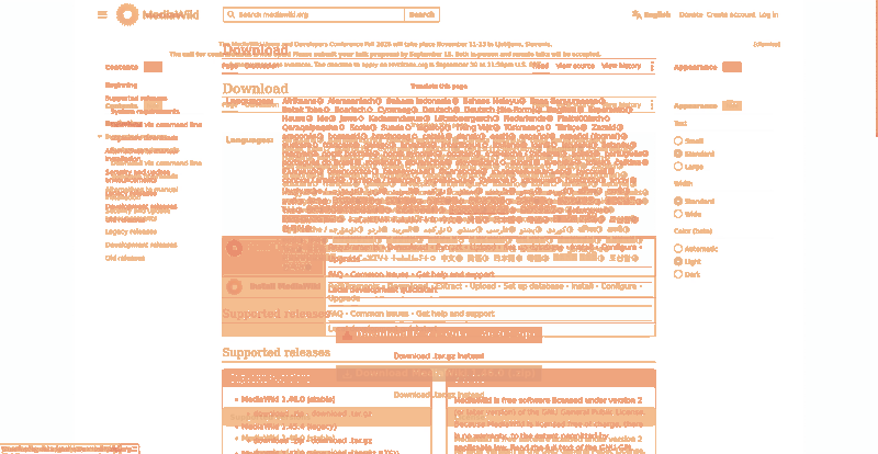 Heatmap of how often each pixel changed while the page loaded