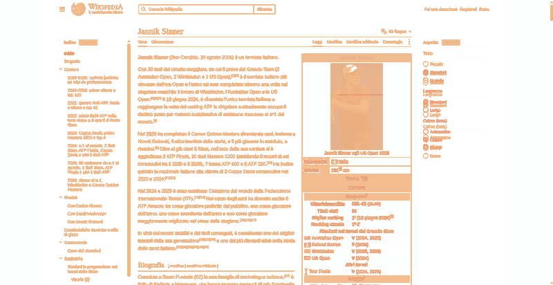 Heatmap of how often each pixel changed while the page loaded
