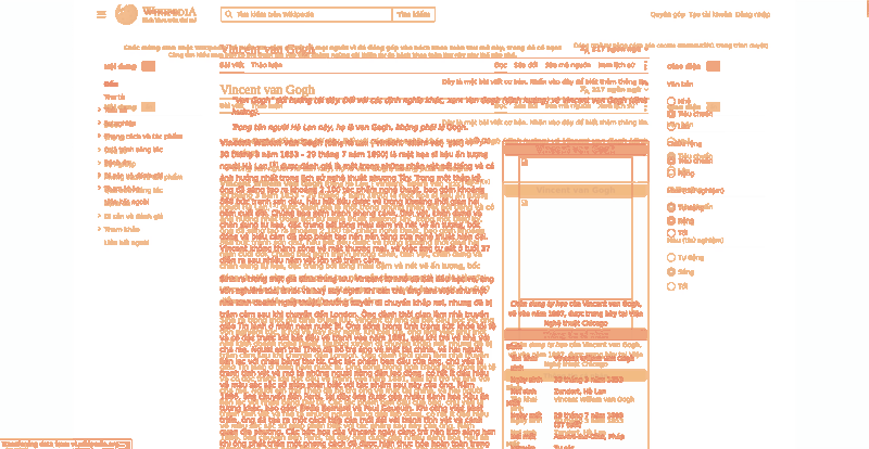 Heatmap of how often each pixel changed while the page loaded
