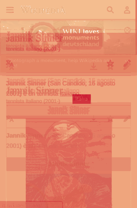 Heatmap of how often each pixel changed while the page loaded