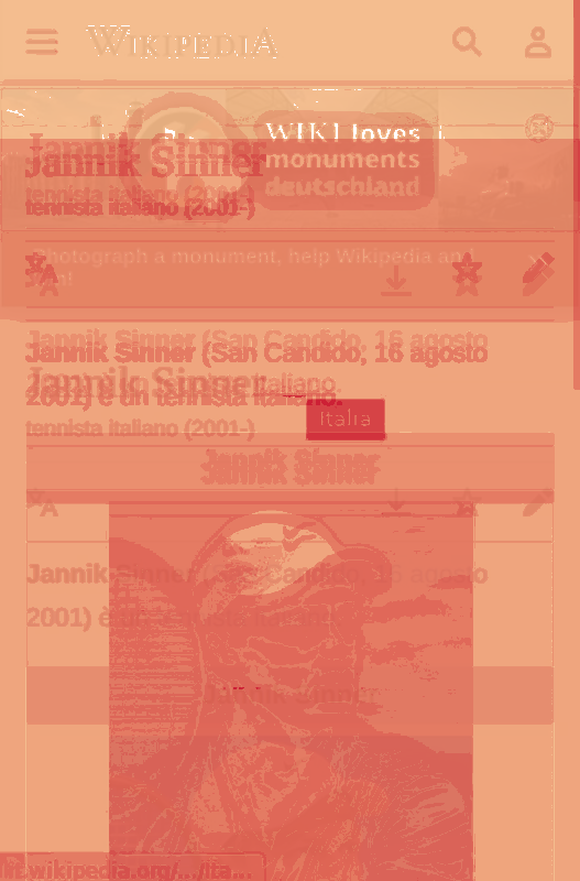 Heatmap of how often each pixel changed while the page loaded