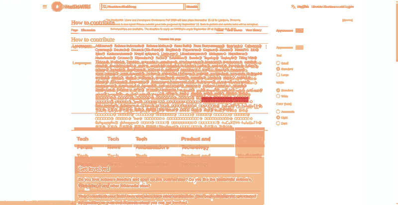 Heatmap of how often each pixel changed while the page loaded