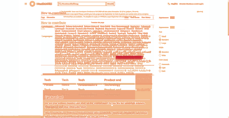 Heatmap of how often each pixel changed while the page loaded