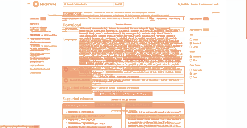 Heatmap of how often each pixel changed while the page loaded