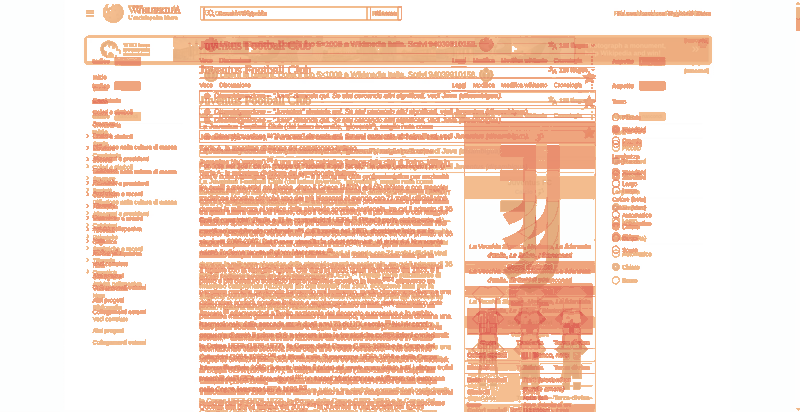 Heatmap of how often each pixel changed while the page loaded
