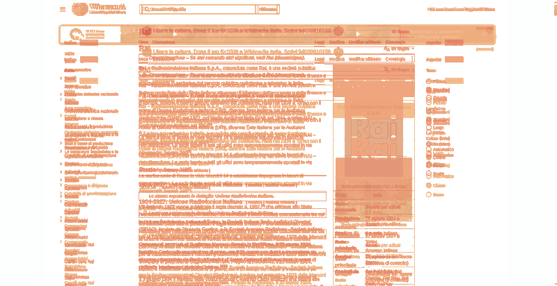 Heatmap of how often each pixel changed while the page loaded