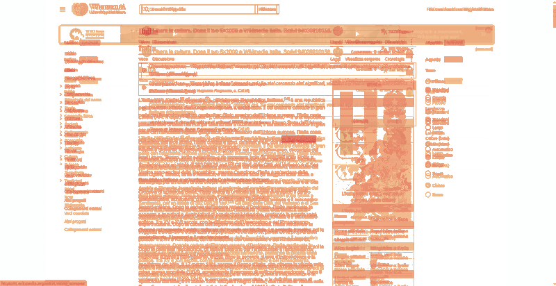 Heatmap of how often each pixel changed while the page loaded