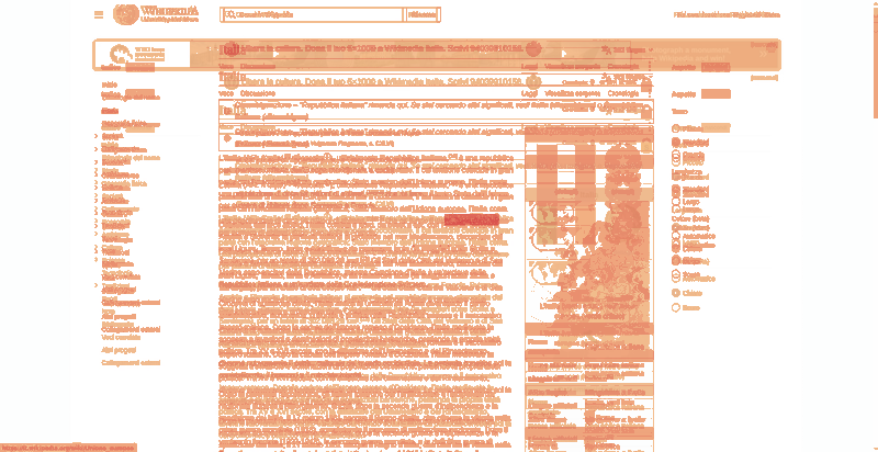 Heatmap of how often each pixel changed while the page loaded
