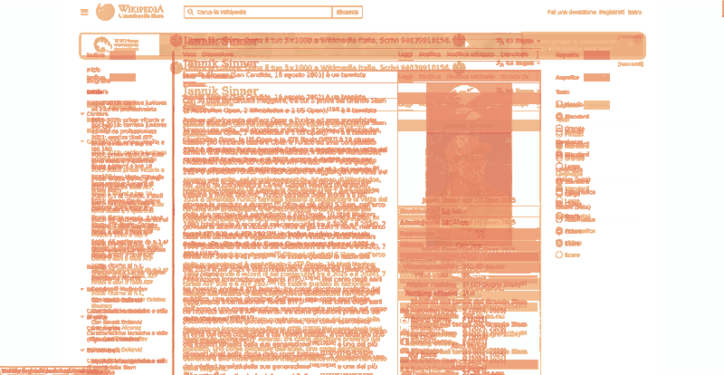 Heatmap of how often each pixel changed while the page loaded