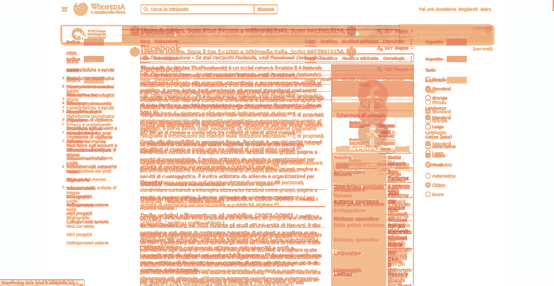 Heatmap of how often each pixel changed while the page loaded