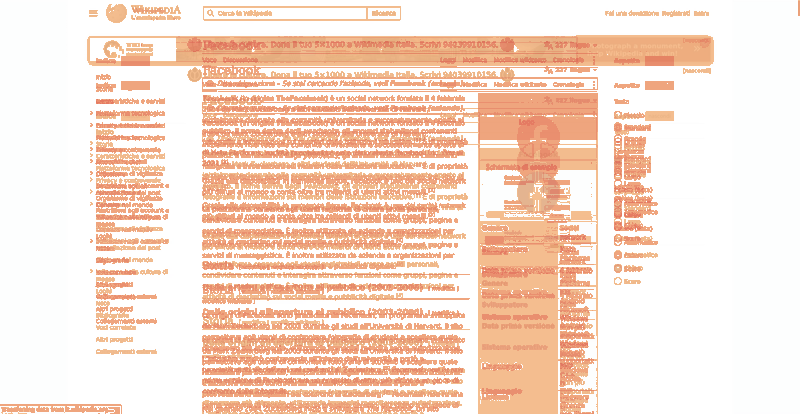 Heatmap of how often each pixel changed while the page loaded