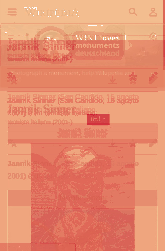 Heatmap of how often each pixel changed while the page loaded