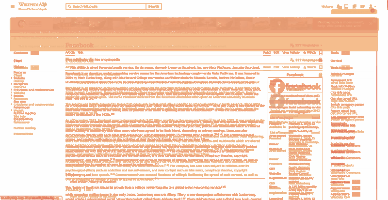 Heatmap of how often each pixel changed while the page loaded