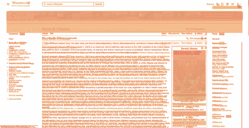 Heatmap of how often each pixel changed while the page loaded