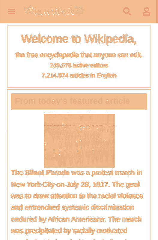 Heatmap of how often each pixel changed while the page loaded